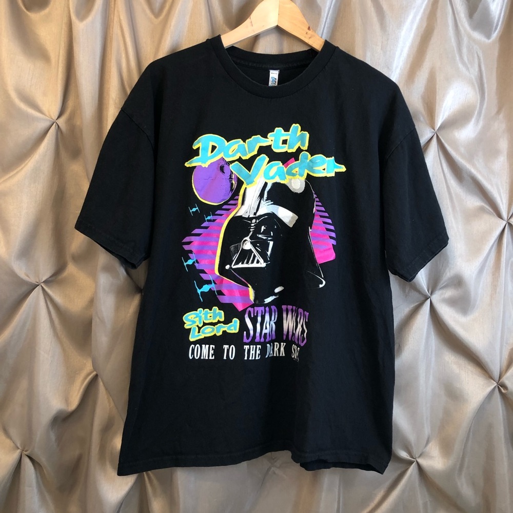 Star Wars Darth Vader Sith Lord Come To The Dark Side T-Shirt XL Rap Tee